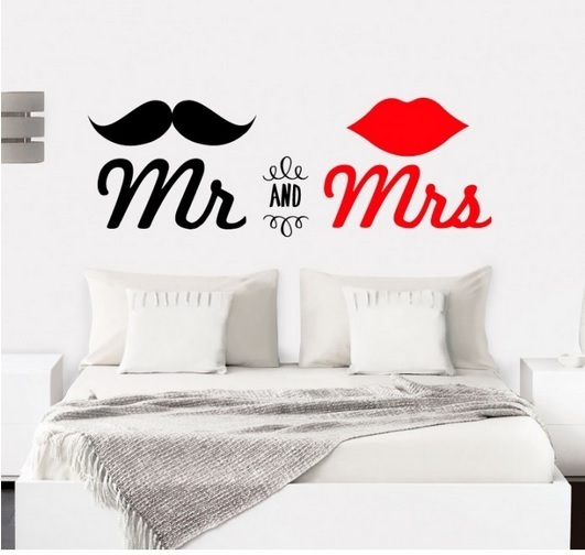 STL file Mr. and Mrs. Headboard Bed 🛏️・Design to download and 3D print